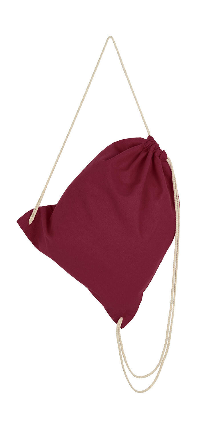 Bolsa/Mochila con cordón Burgundy