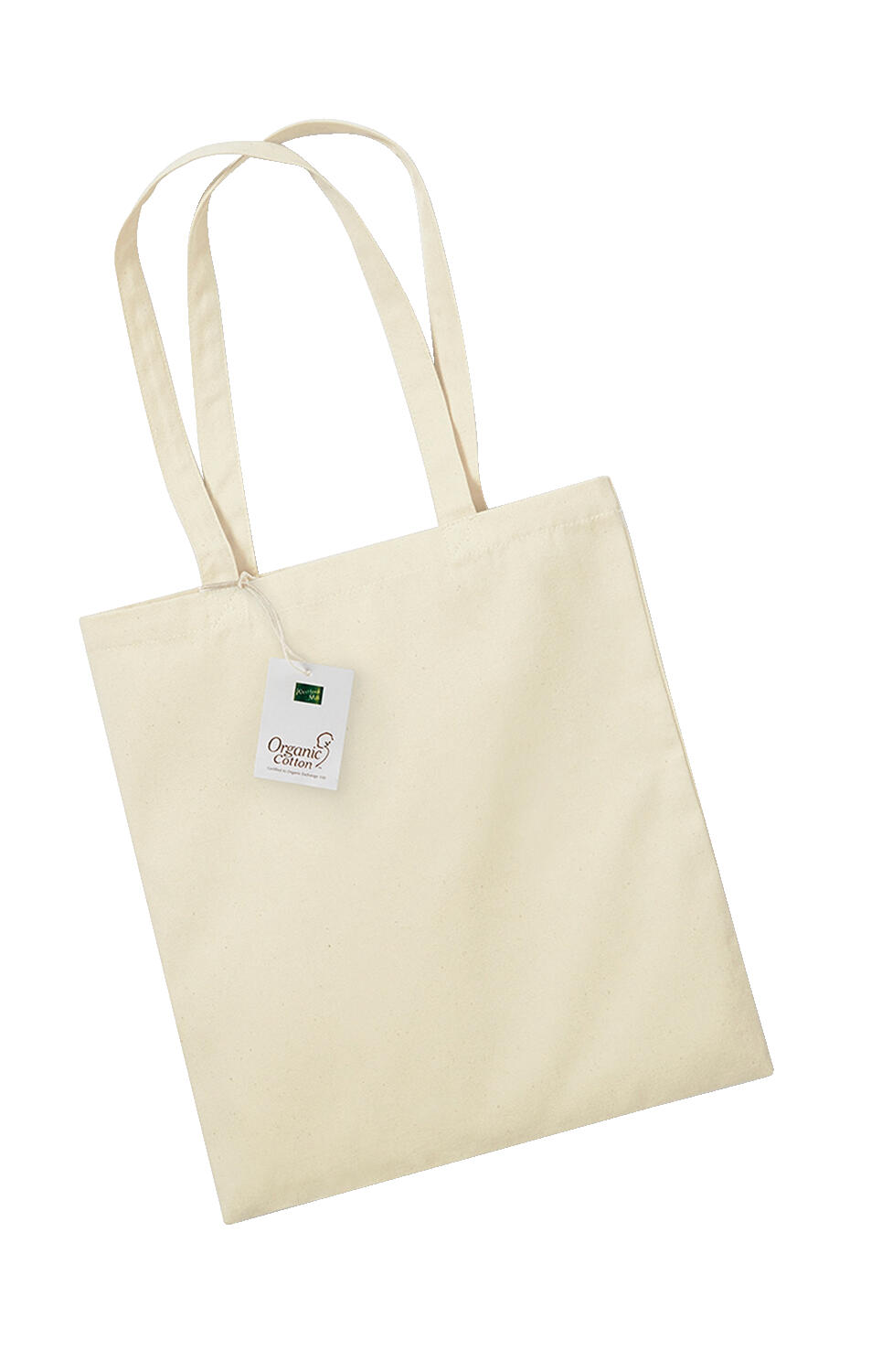 Bolsa orgánica EarthAware™ asa larga Natural