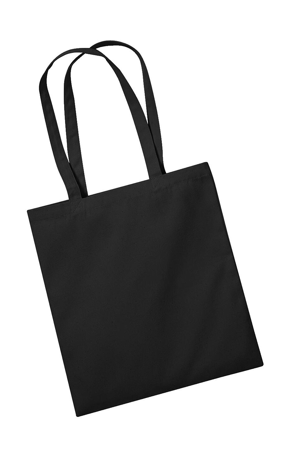 Bolsa orgánica EarthAware™ asa larga Black