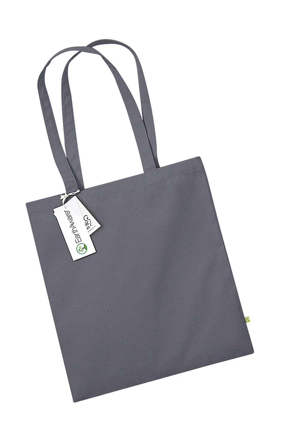 Bolsa orgánica EarthAware™ asa larga Graphite Grey