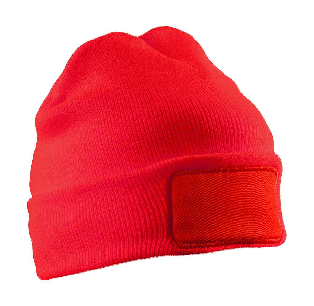 Gorro de doble punto reciclado imprimible Red