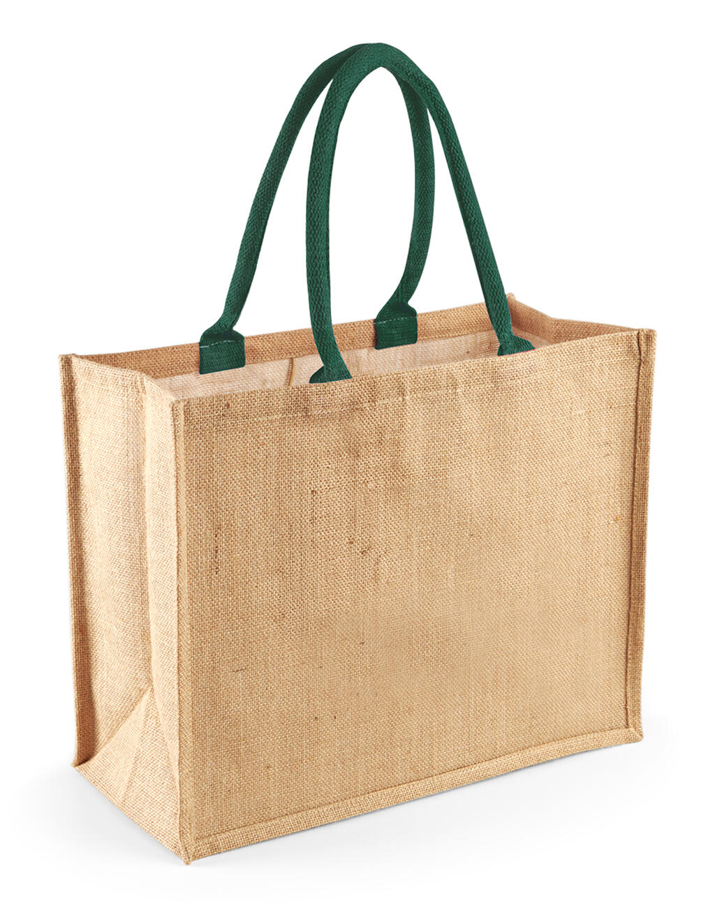 Bolsa de yute Classic Natural/Forest Green
