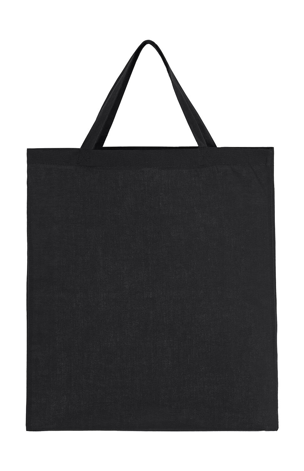 Bolsa orgánica Shopper asa corta Black