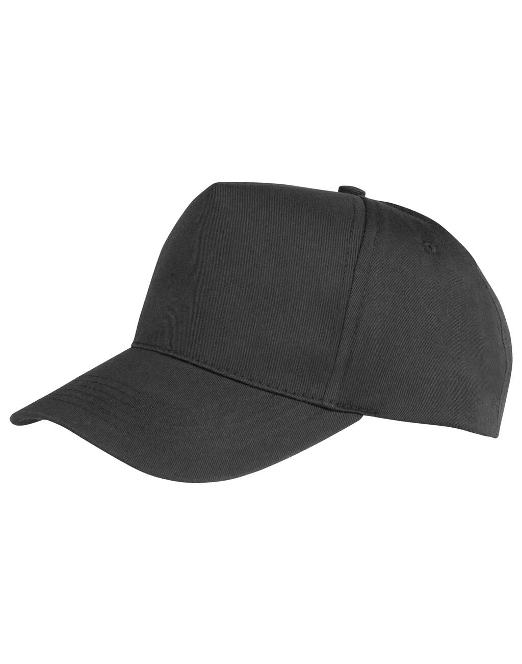 Gorra reciclada junior Core para impresión Black