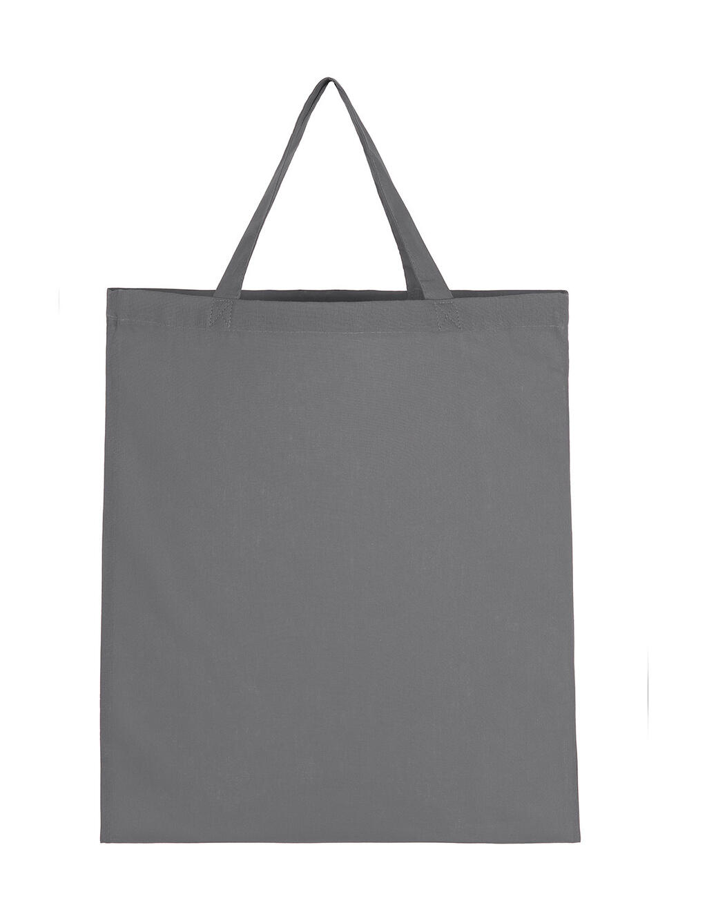 Bolsa de algodón asa corta Dark Grey