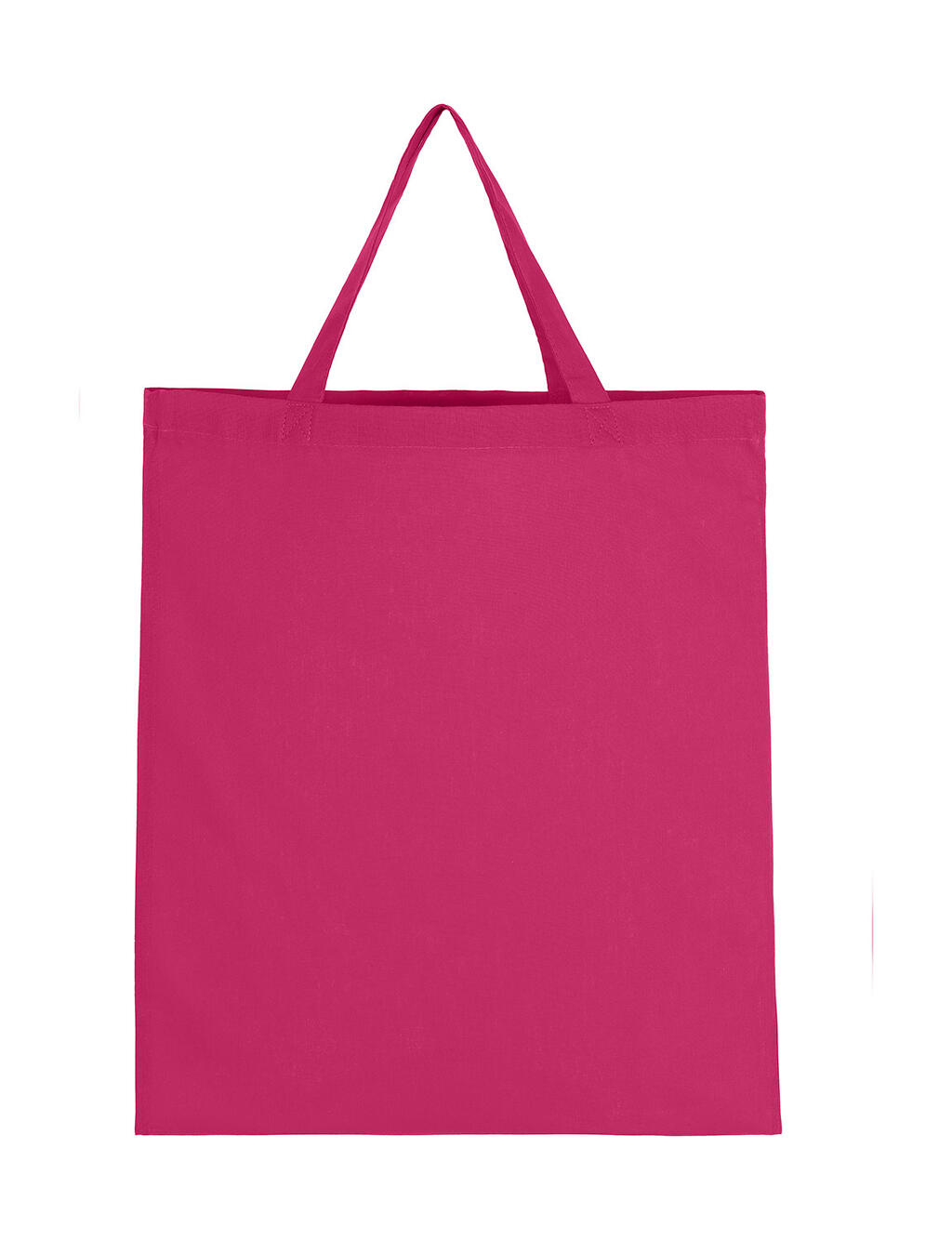 Bolsa de algodón asa corta Magenta