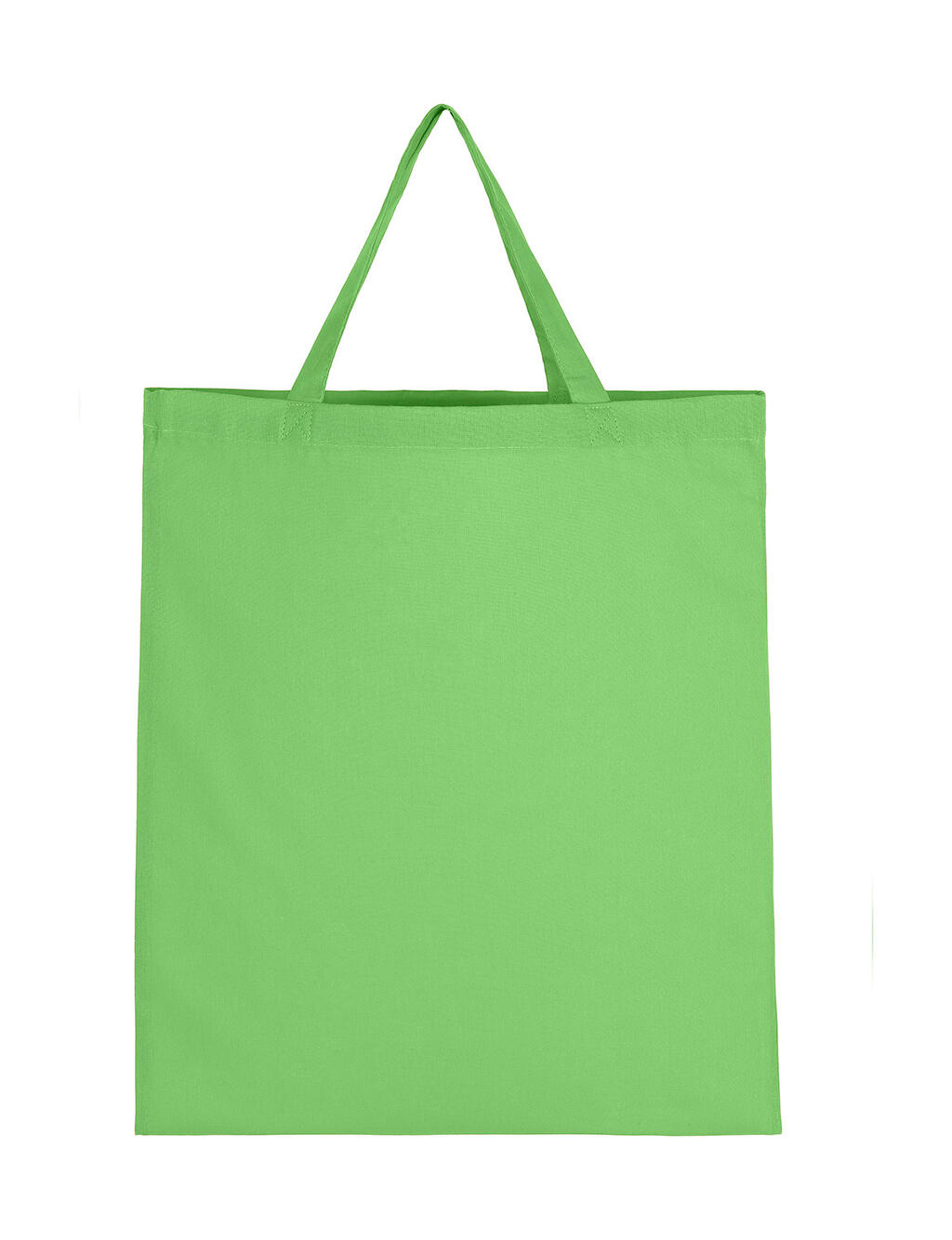 Bolsa de algodón asa corta Light Green
