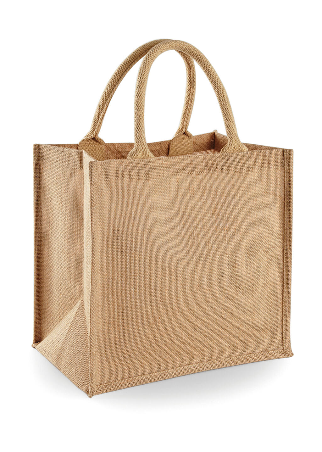 Bolsa Midi de yute Natural