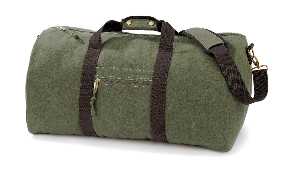 Bolsa de lona Vintage Vintage Military Green