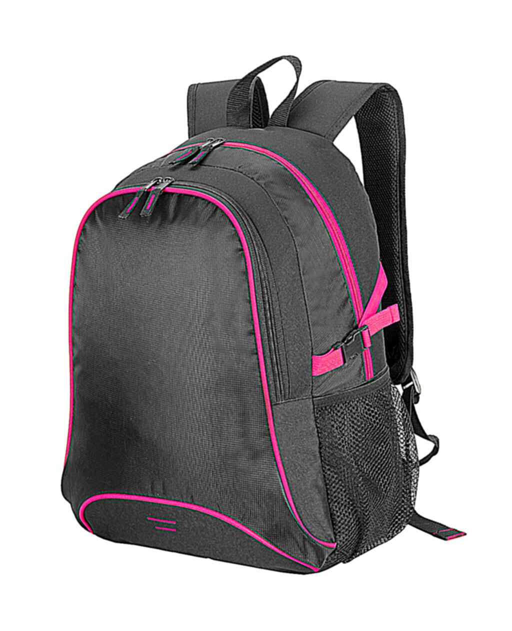 Mochila básica Osaka Black/Hot Pink