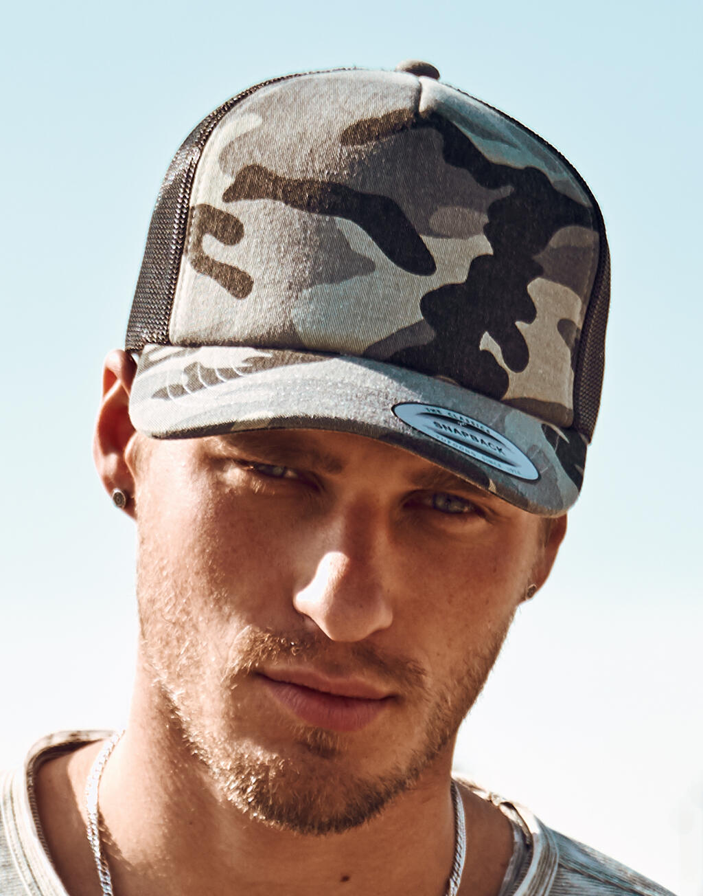 Flexfit Gorra Trucker Camuflaje
