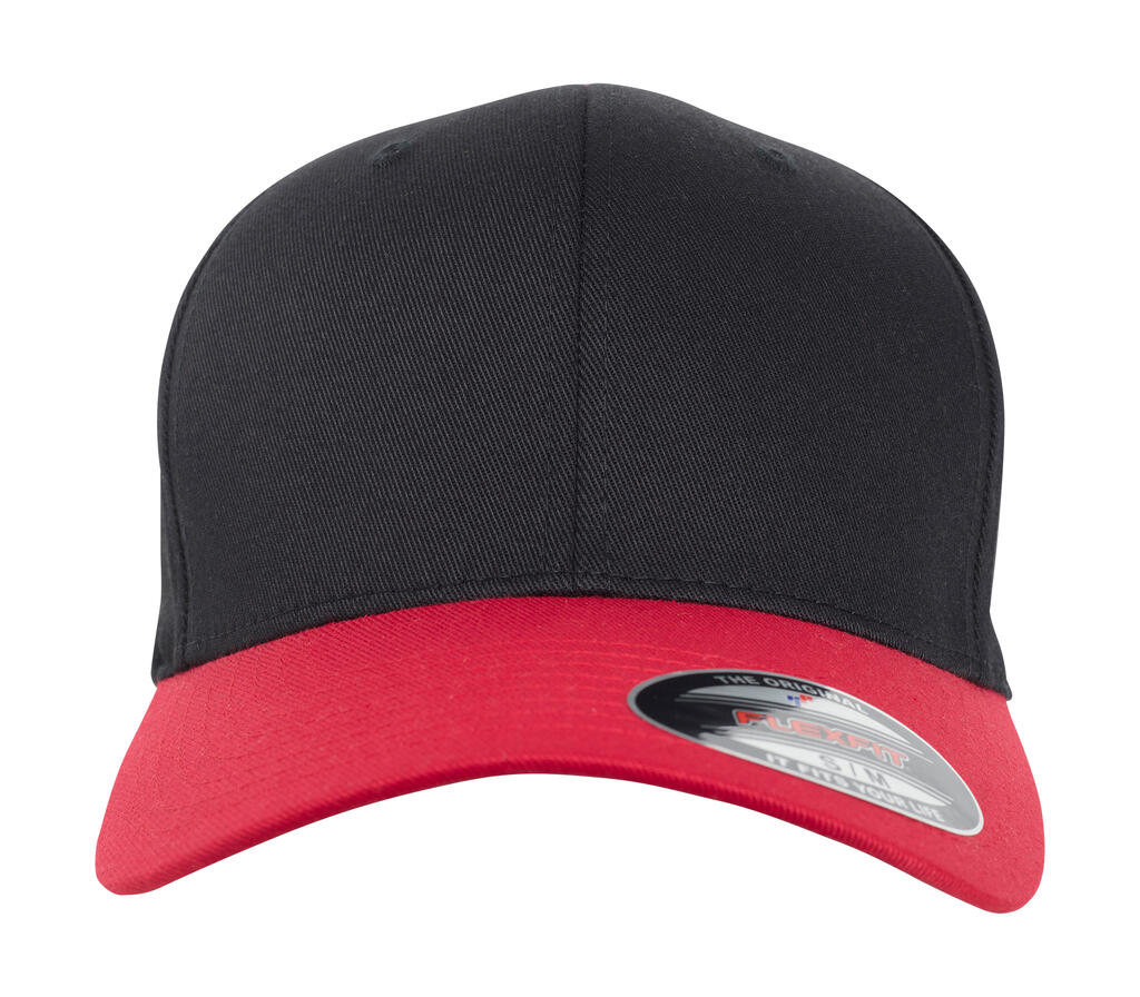 Flexfit Lana peinada 2 tonos Black/Red