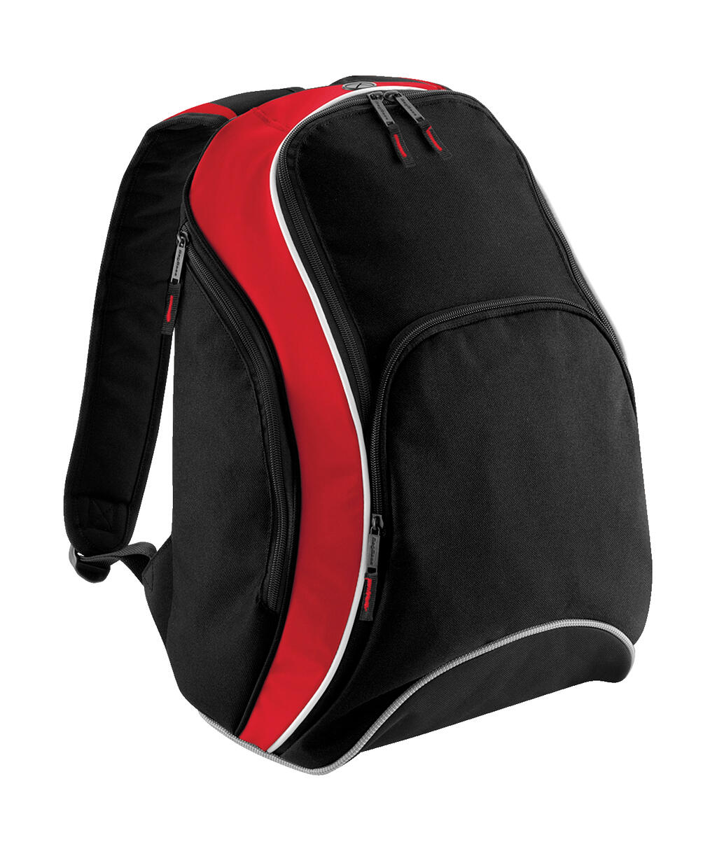 Mochila Teamwear Black/Classic Red/White