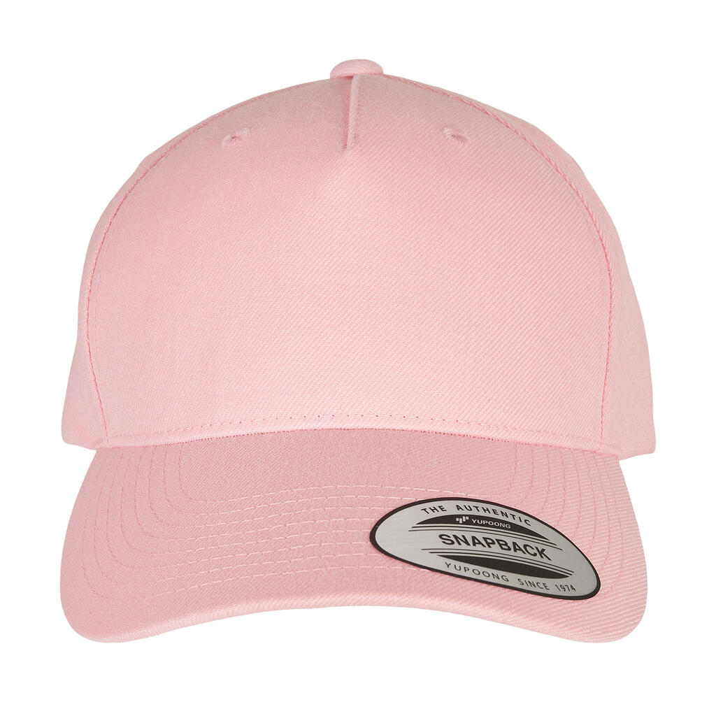 Gorra Premium con visera curvada 5 paneles Prism Pink