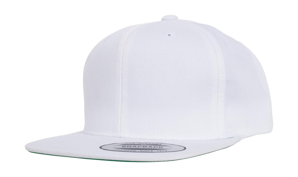 Gorra Pro-Style de sarga con cierre a presión White