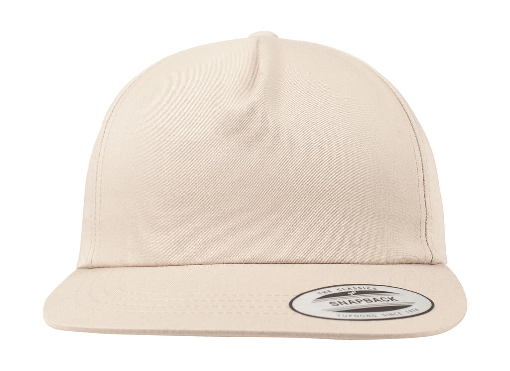 Gorra de 5 paneles con cierre a presión Khaki