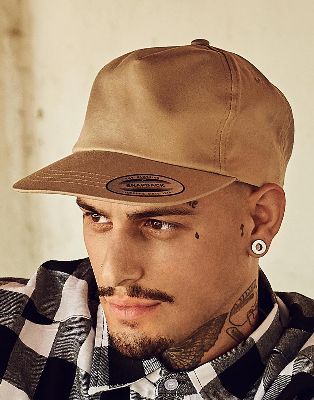 Flexfit Gorra de 5 paneles con cierre a presión