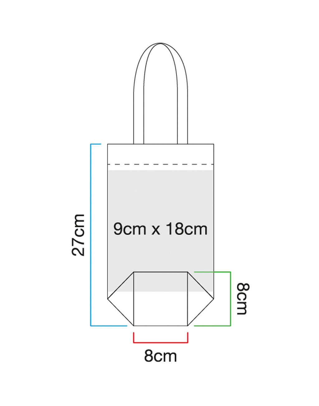  Westford Mill Bolsa para botella algodónotro
