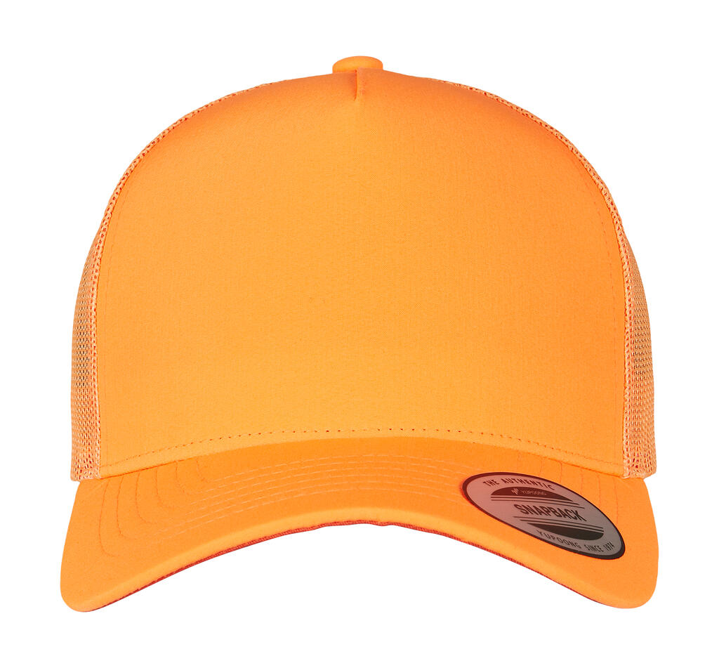 Gorra Trucker Retro Neon  Neon Orange