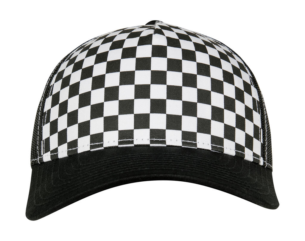 Gorra retro tablero de ajedrez Black/White
