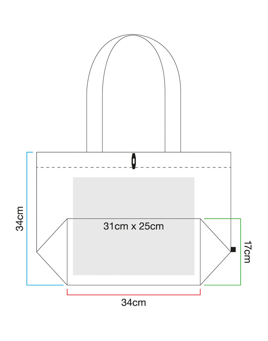  Westford Mill Bolsa orgánica EarthAware™ asa largaotro