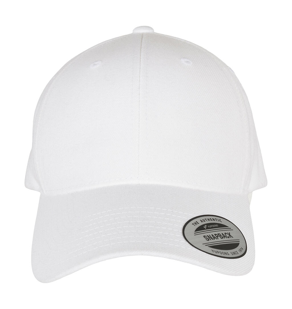 Gorra premium de visera curvada White