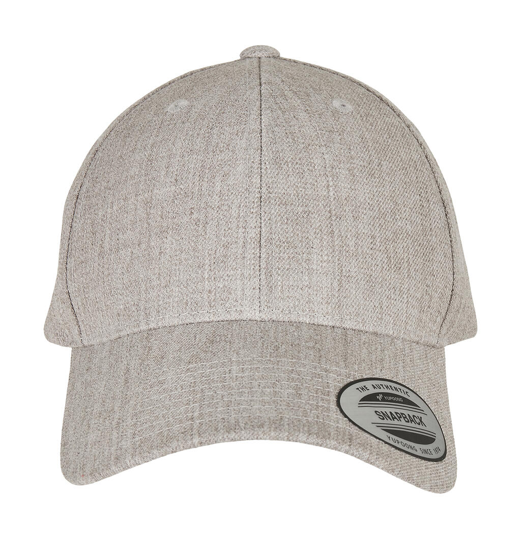 Gorra premium de visera curvada Heather Grey
