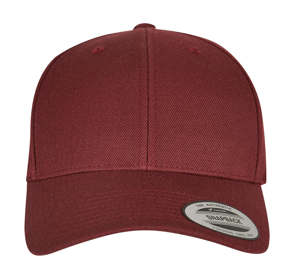 Gorra premium de visera curvada Maroon