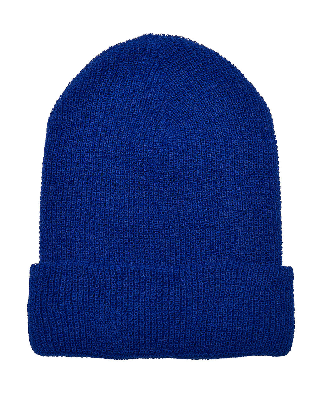 Gorro de punto gofre de hilo reciclado Royalblue