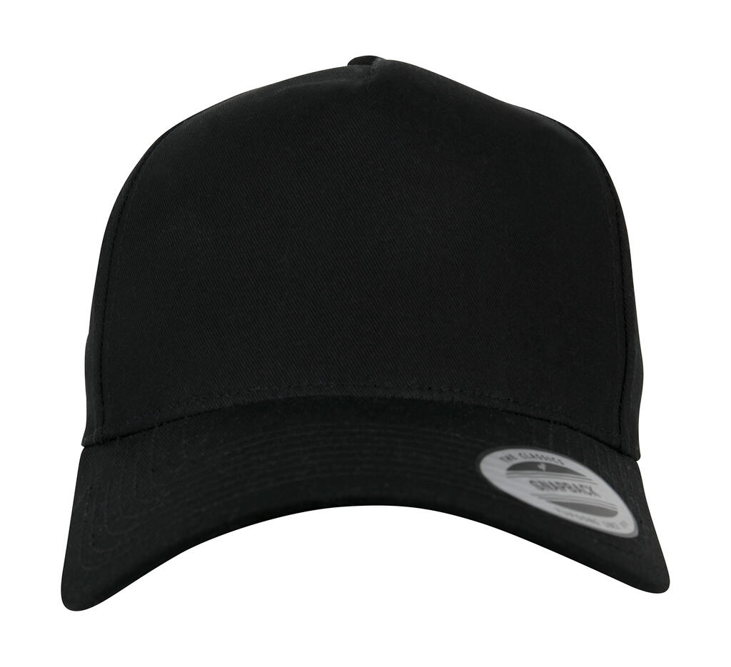 Gorra 5 paneles visera curvada Classic Black
