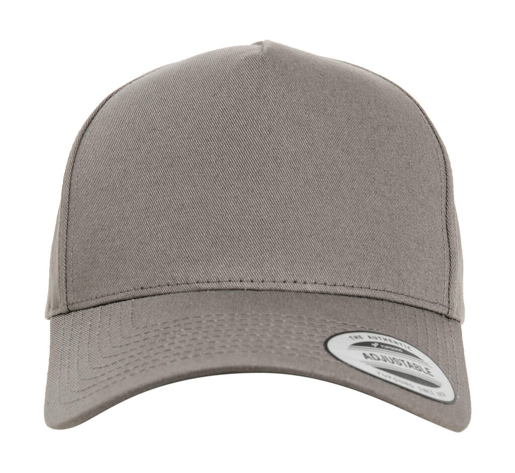 Gorra 5 paneles visera curvada Classic Grey