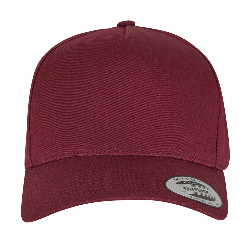Gorra 5 paneles visera curvada Classic Maroon