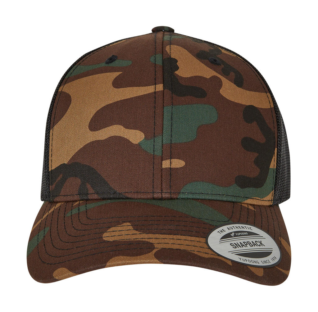 Retro Trucker camuflaje Camo/Black