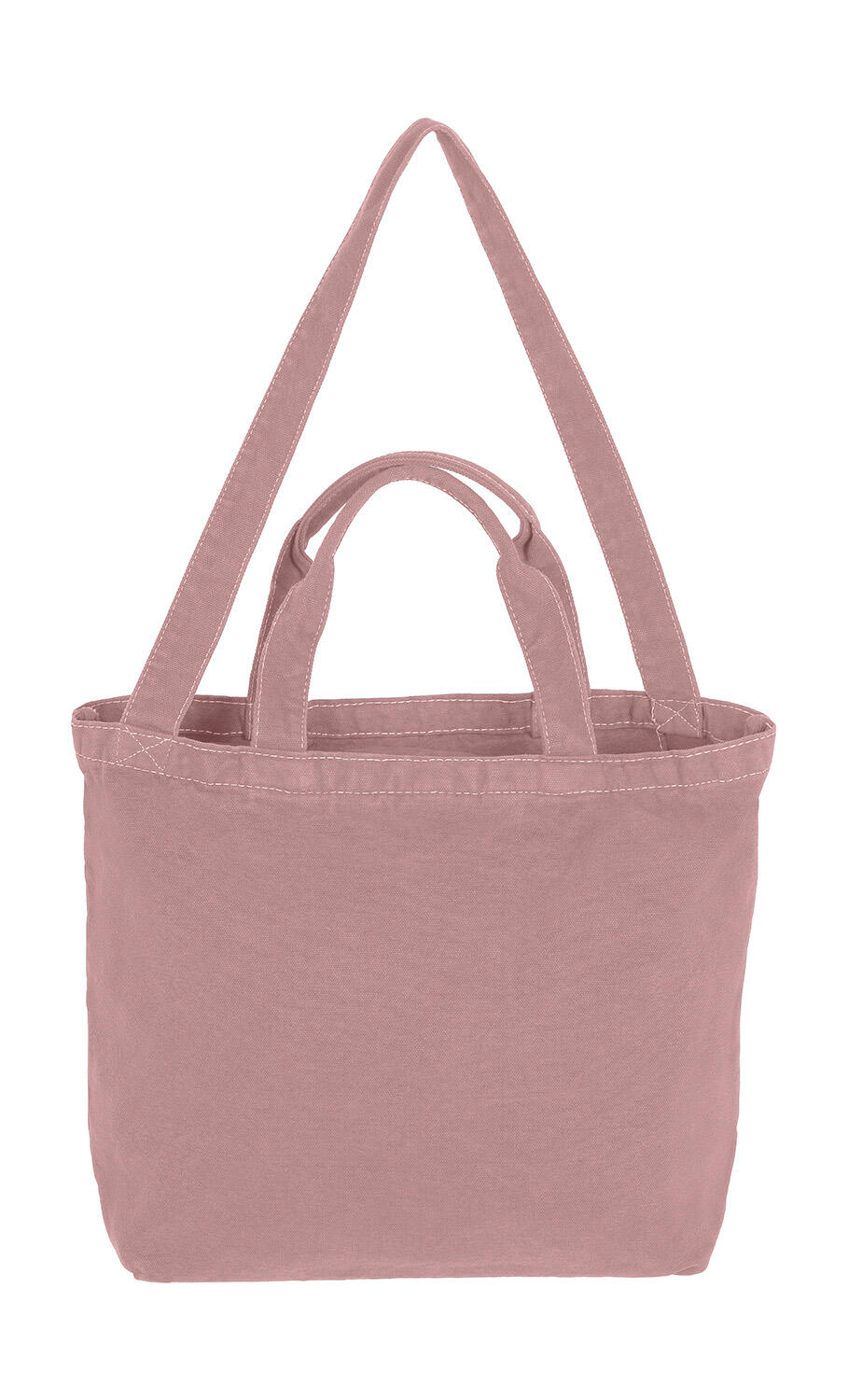 Bolsa doble asa con cremallera - Grado B Primrose Pink