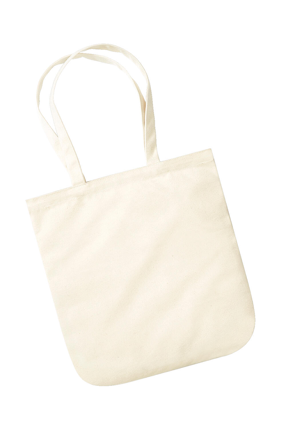 Bolsa orgánica EarthAware™ lona asa larga Natural