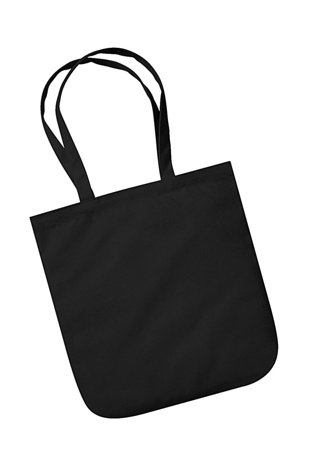 Bolsa orgánica EarthAware™ lona asa larga Black