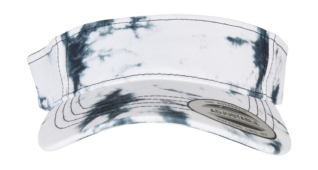 Gorra de visera curvada Batik Dye Black/White
