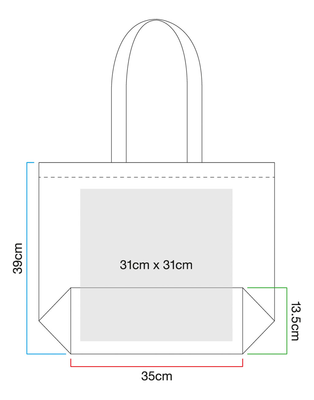  Westford Mill Bolsa algodón Premium Maxiotro