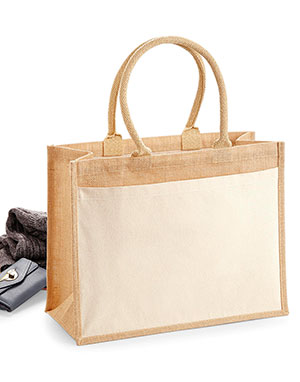 Westford Mill Bolsa shopper de yute y algodón