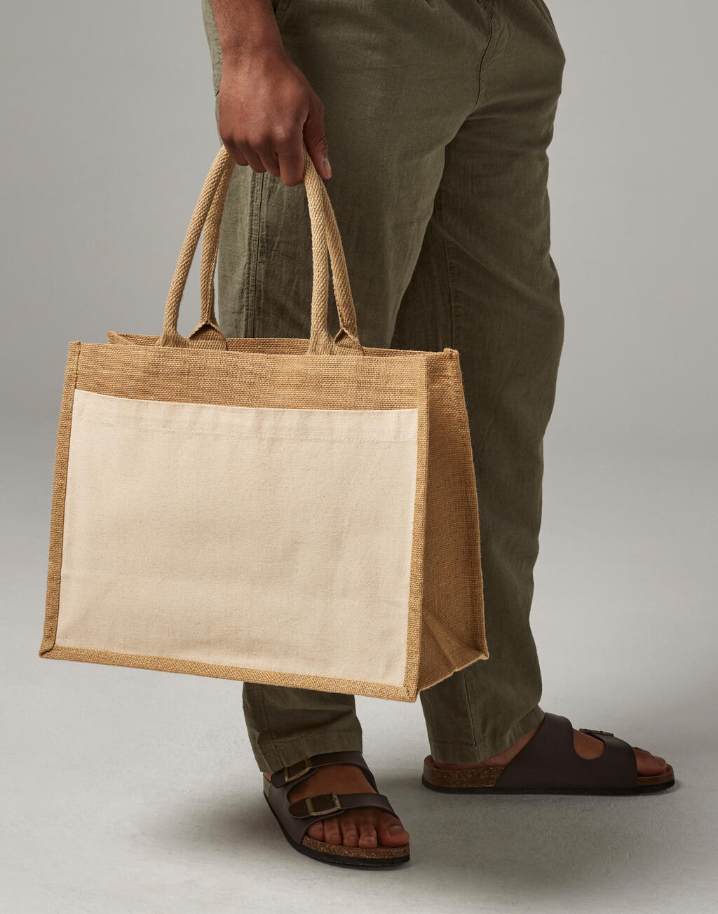  Westford Mill Bolsa shopper de yute y algodónotro