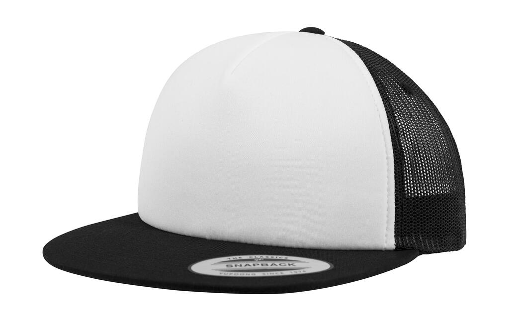 Trucker de espuma con frontal blanco Black/White/Black