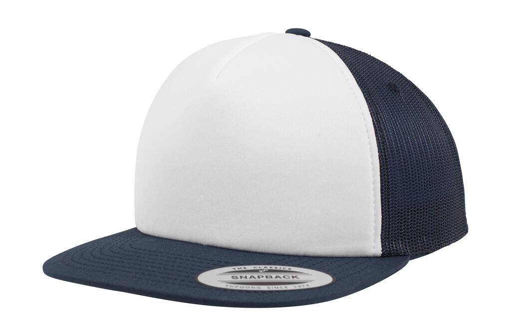 Trucker de espuma con frontal blanco Navy/White/Navy