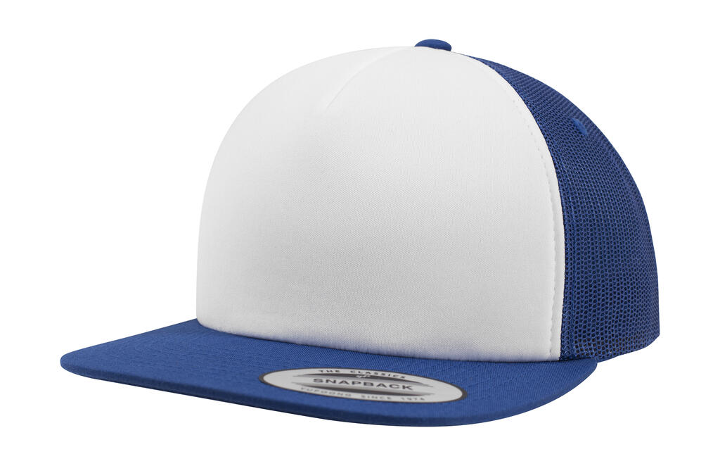Trucker de espuma con frontal blanco Royal/White/Royal