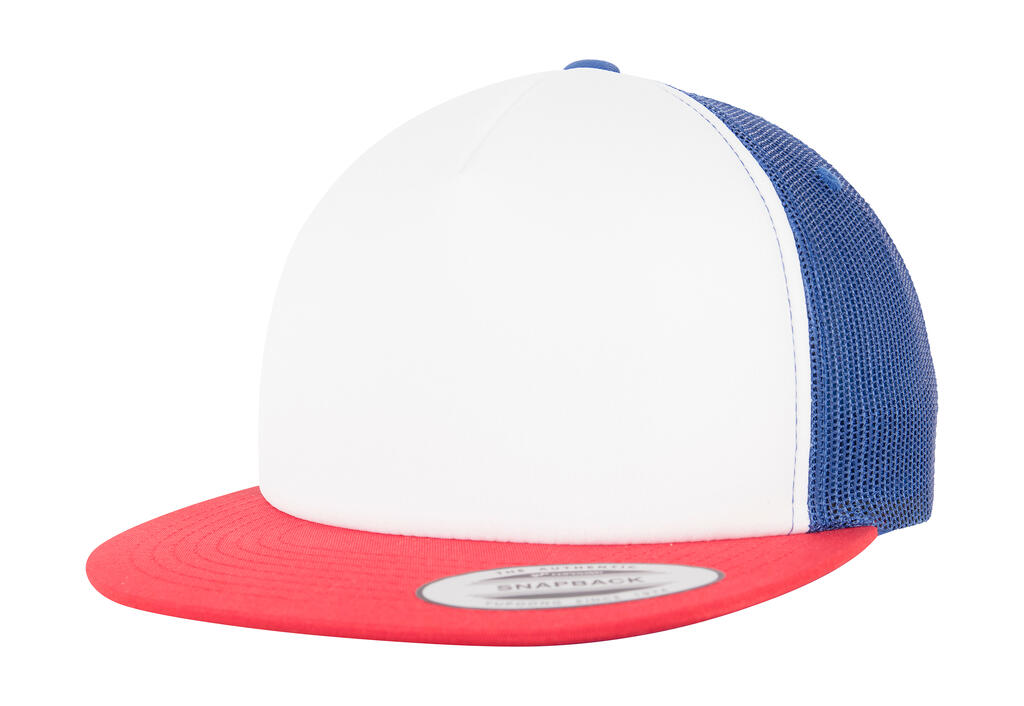 Trucker de espuma con frontal blanco Red/White/Royal