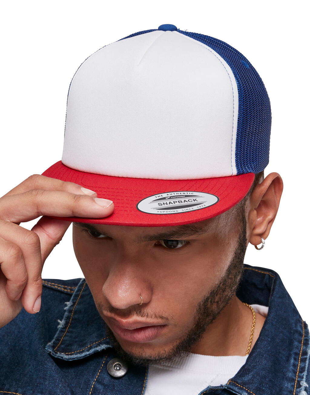  Flexfit Trucker de espuma con frontal blancootro