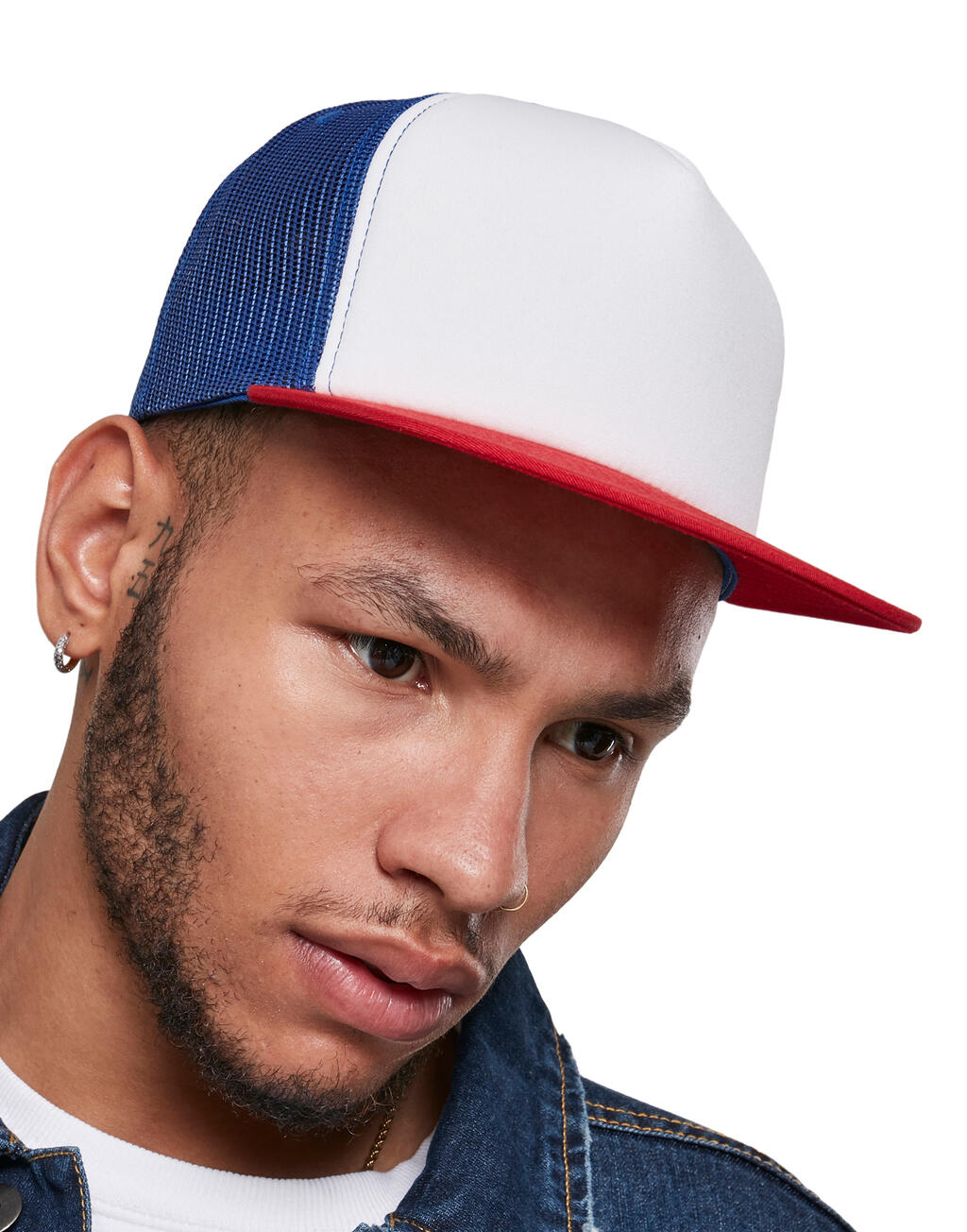  Flexfit Trucker de espuma con frontal blancootro