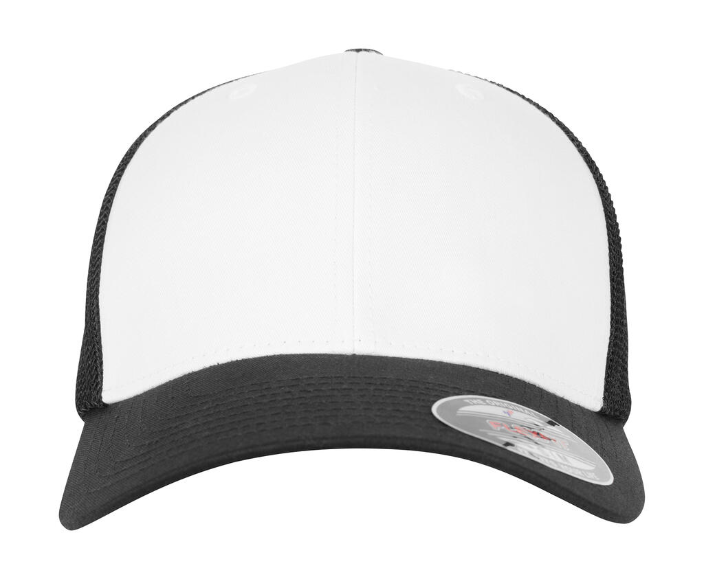 Flexfit Malla de color frontal Black/White/Black