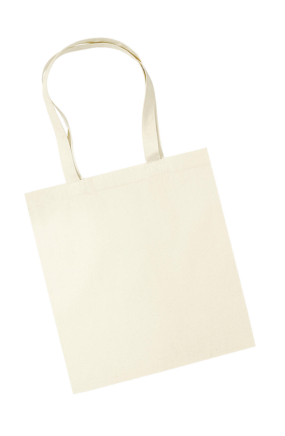 Bolsa orgánica Tote Premium asa larga Natural