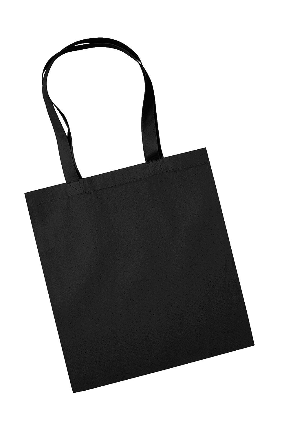 Bolsa orgánica Tote Premium asa larga Black