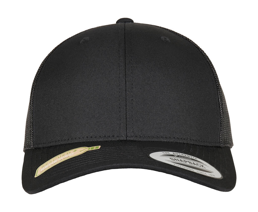 Gorra Trucker de poliéster reciclado Black